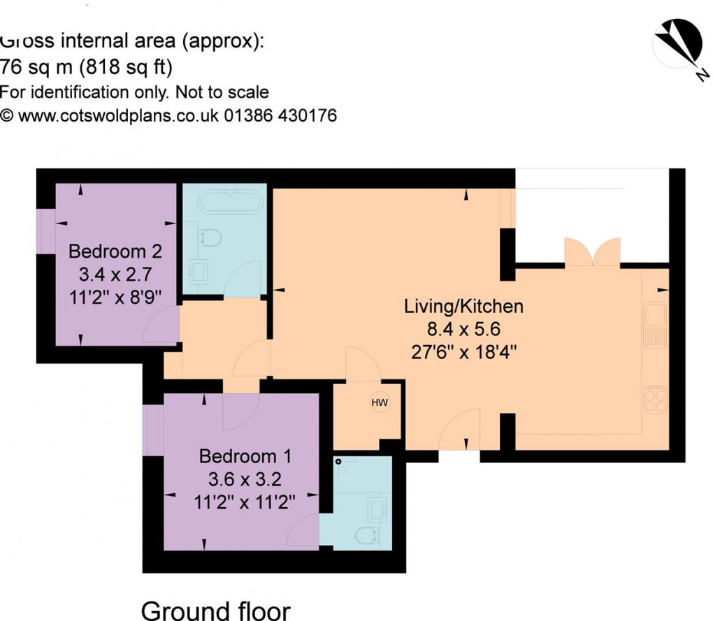 Floorplan for Montpellier, Cheltenham GL50 2QP